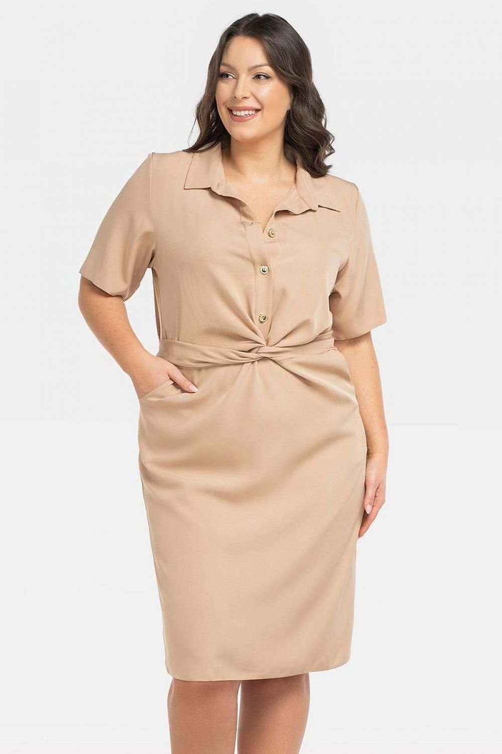 Plus size dress model 197777